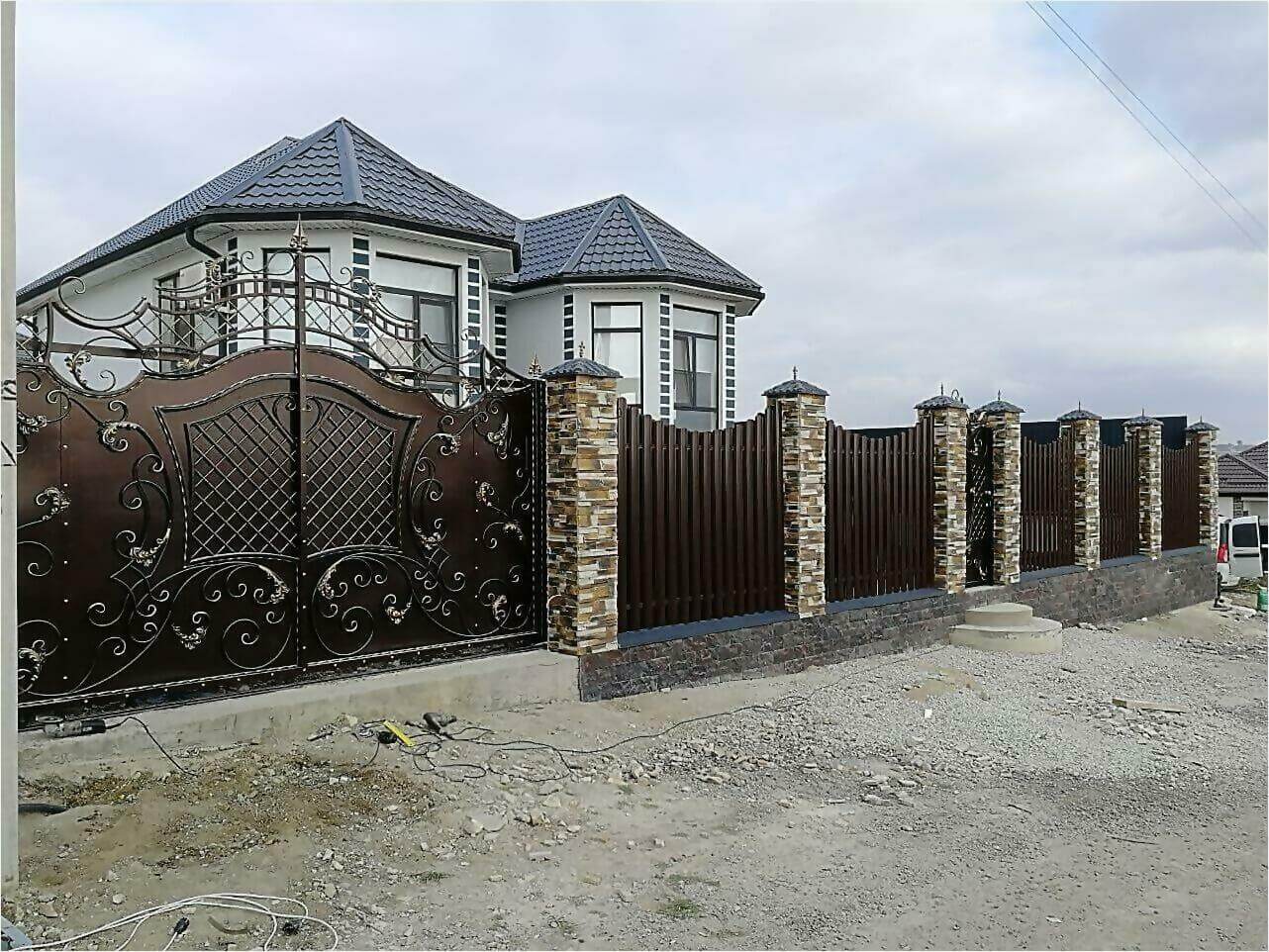 забор из штакетника 110м фото4 в Туркестане