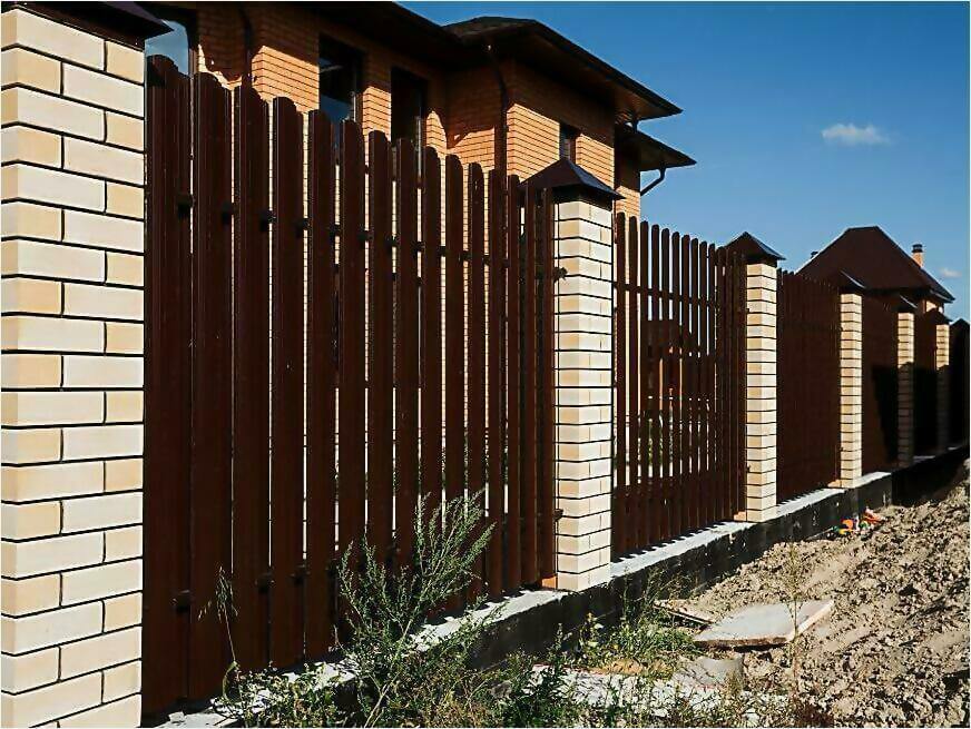 забор из штакетника 115м фото1 в Туркестане