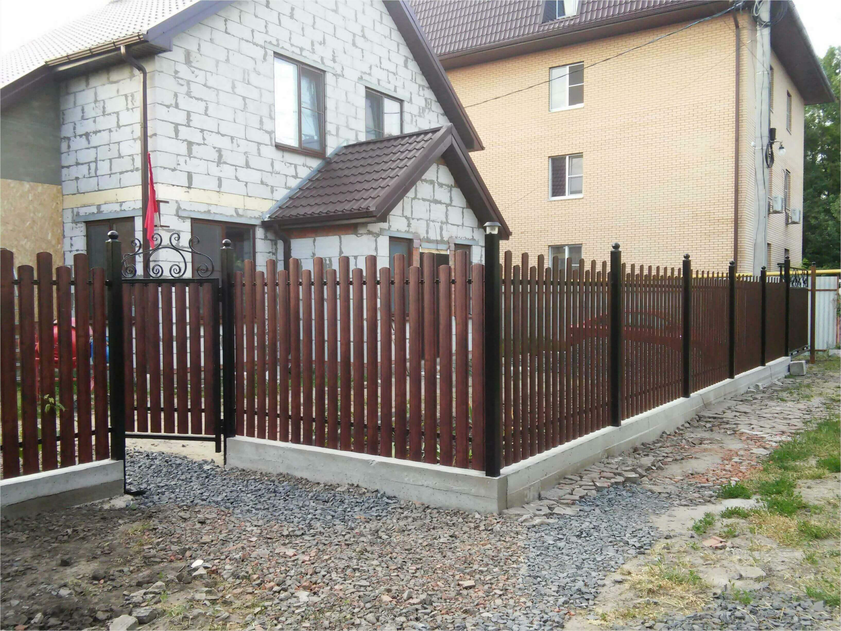 Забор из штакетника 90м фото5 в Туркестане