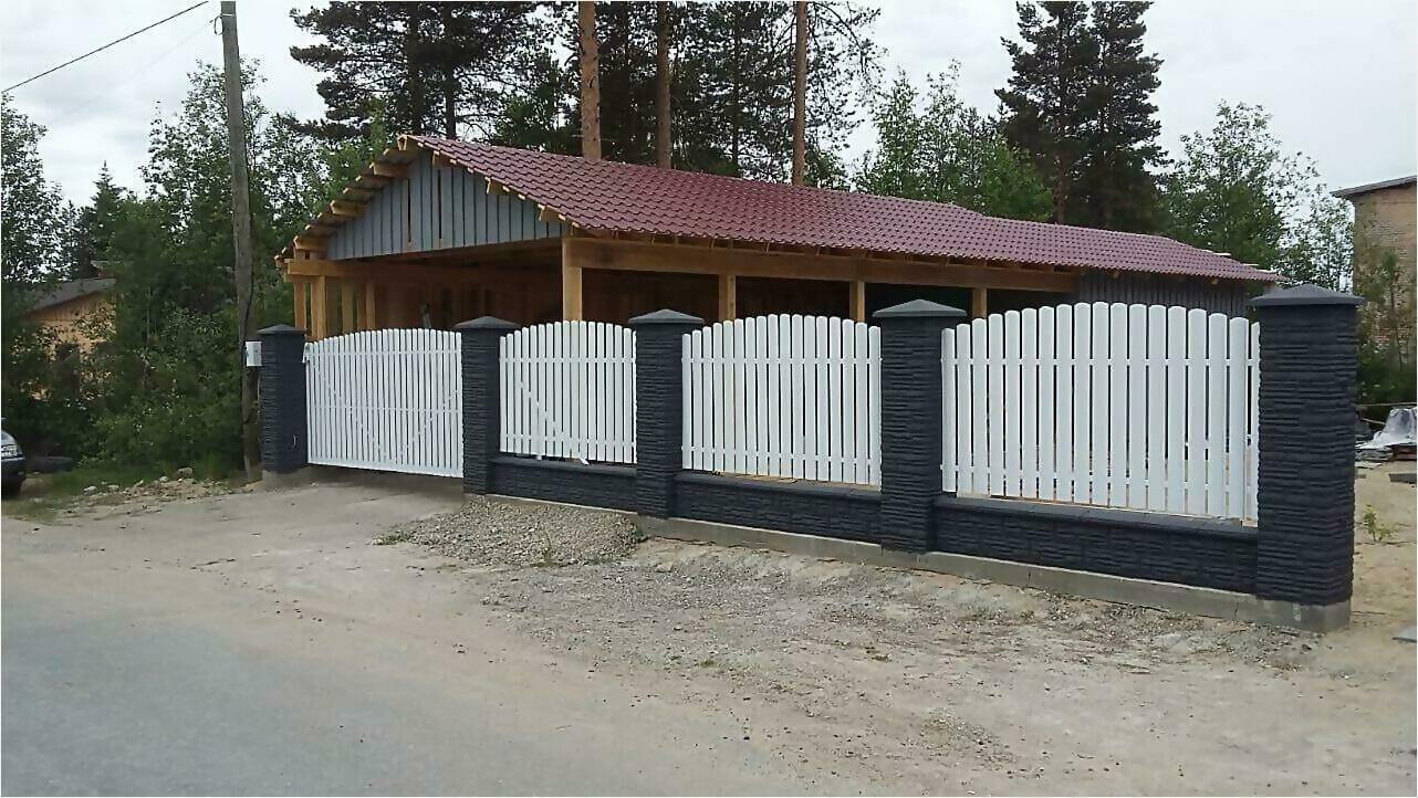 забор из штакетника 85м фото1 в Туркестане