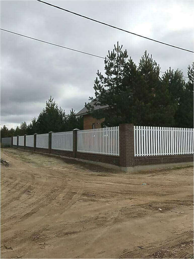 забор из штакетника 95м фото5 в Туркестане