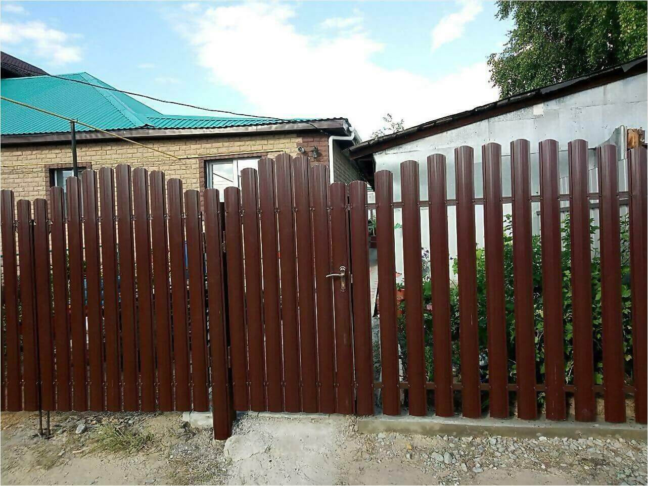 забор-ранчо из штакетника 70м фото2 в Туркестане