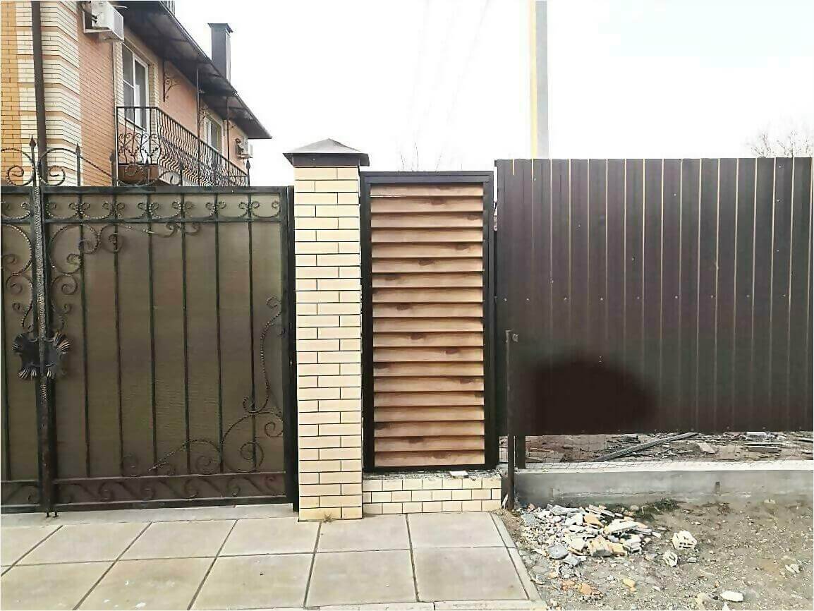 Забор жалюзи 50м светлое дерево фото9 в Туркестане
