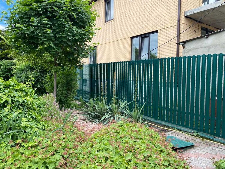 Забор из штакетника 60м Зеленый Мох фото1 в Туркестане