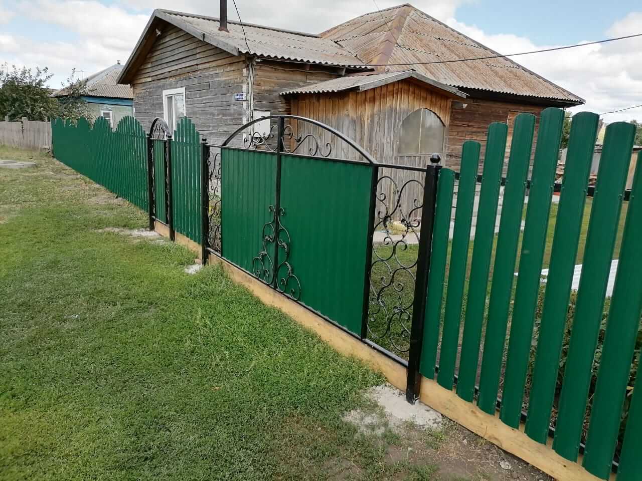 забор из штакетника Зеленый Мох фото3 в Туркестане