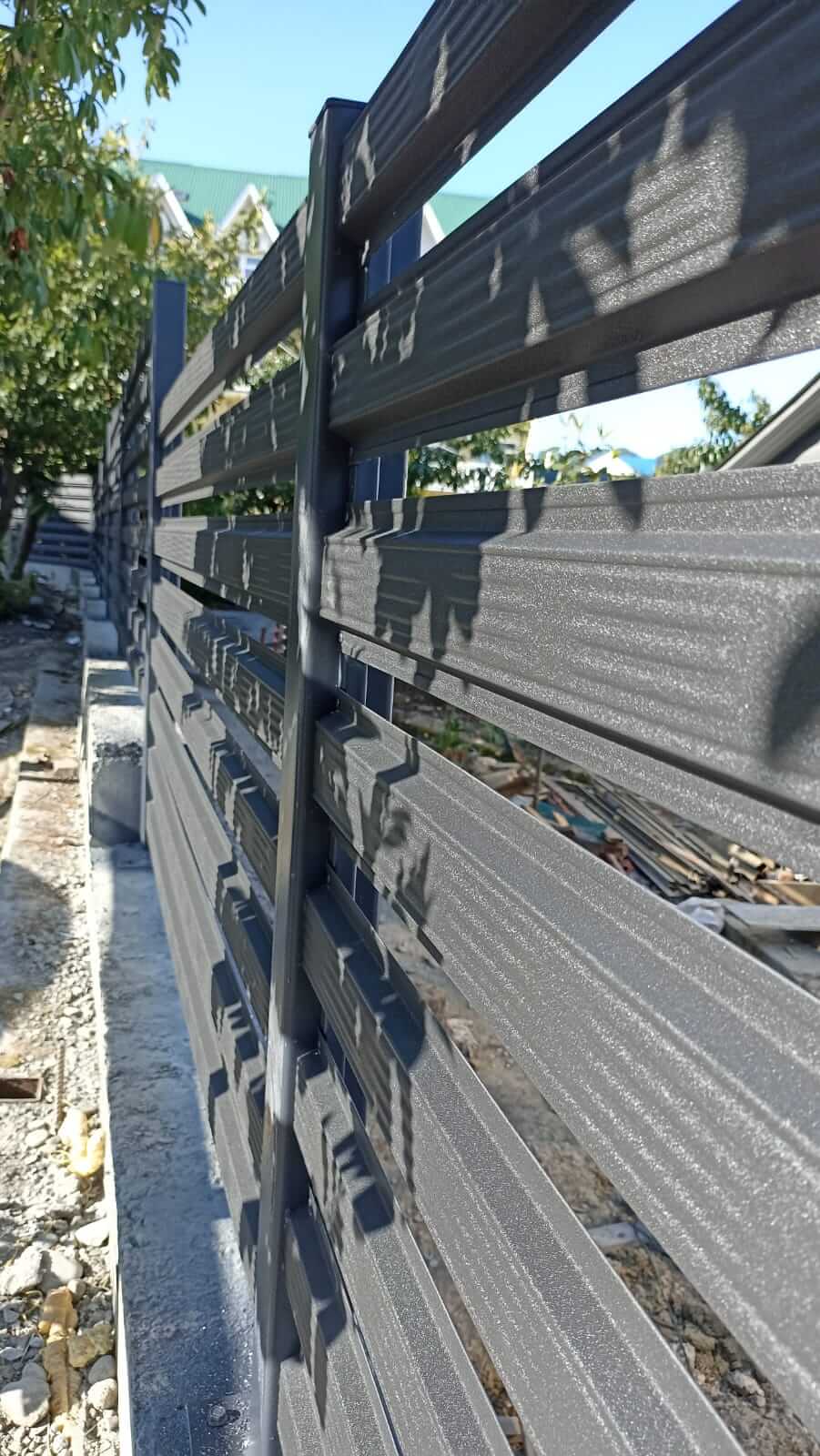 Забор из штакетника 90м RAL7024/7024 Серый Графит фото9 в Туркестане