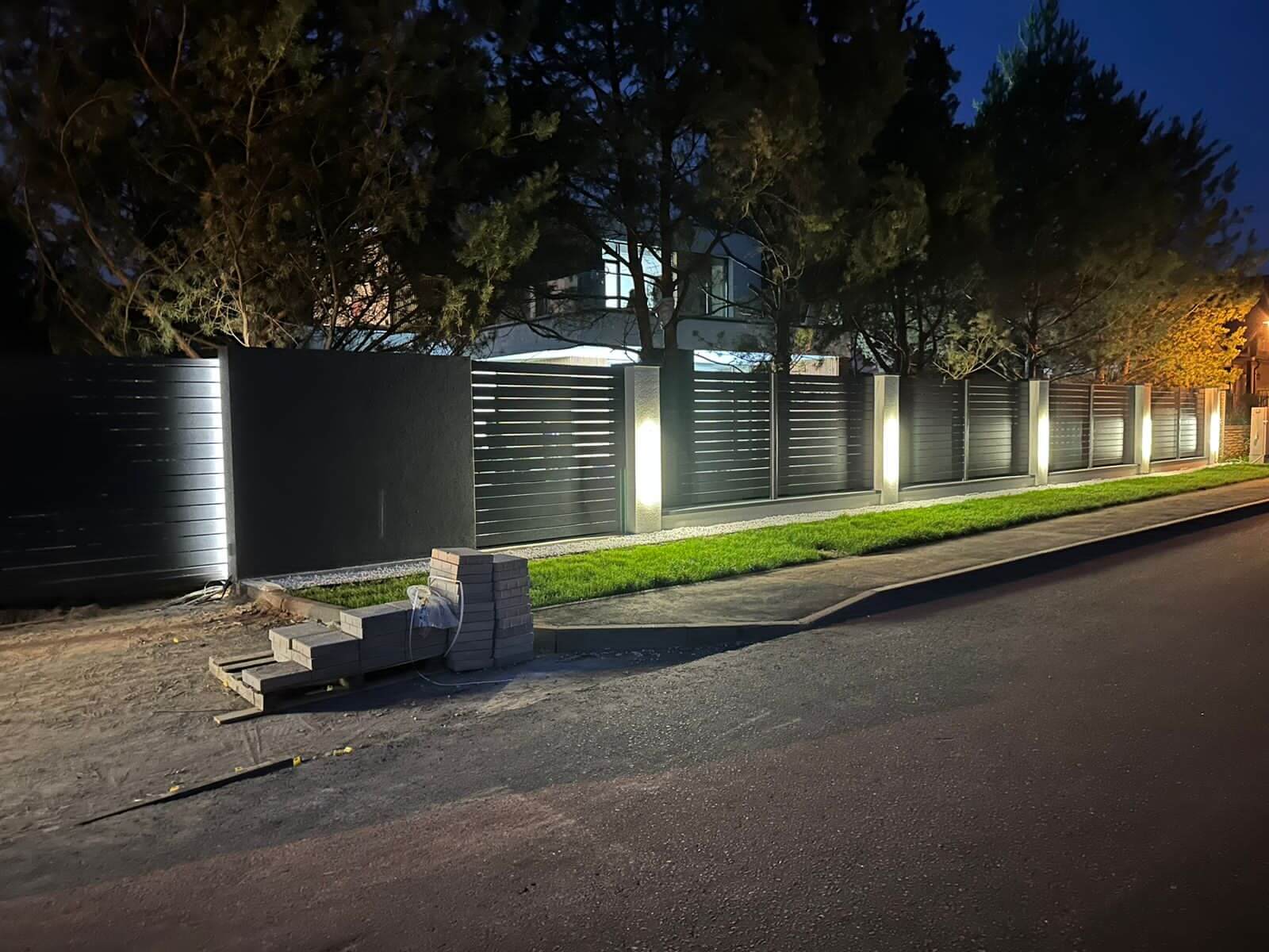Забор-ранчо из металлопланкена 36м RAL7024 Серый Графит фото 11 в Туркестане