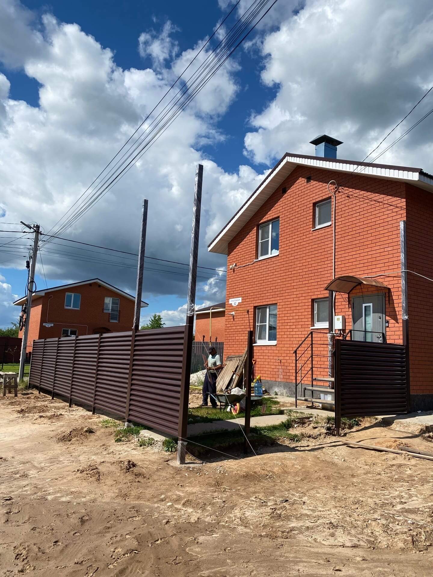 Забор-жалюзи из ламелей еврожалюзи 14м RAL8017 Шоколад фото 1 в Туркестане
