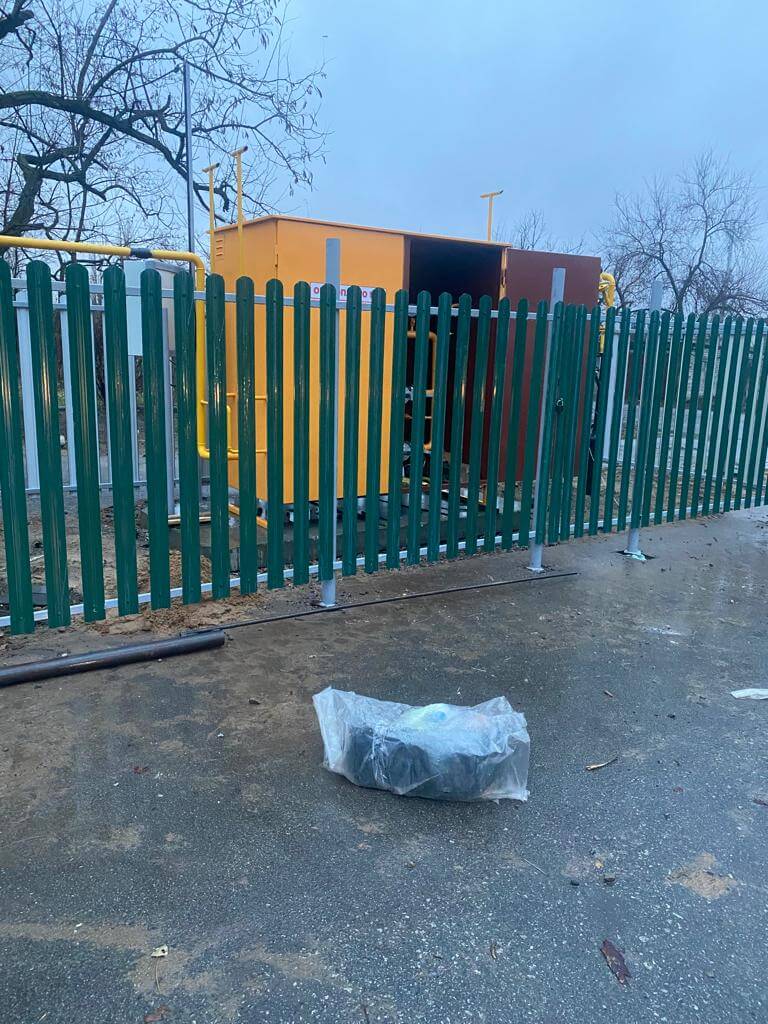 Забор из штакетника ЭКО-М 12м RAL6005 Зеленый Мох в Туркестане