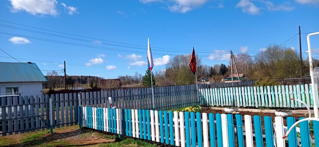 Забор из евроштакетника 16м RAL5021 Морская Волна, RAL9003 Белый фото 3 в Туркестане