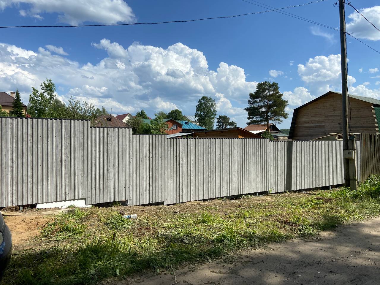 Забор из профнастила НС-10 42м Светлая Береза SteelArt фото 8 в Туркестане