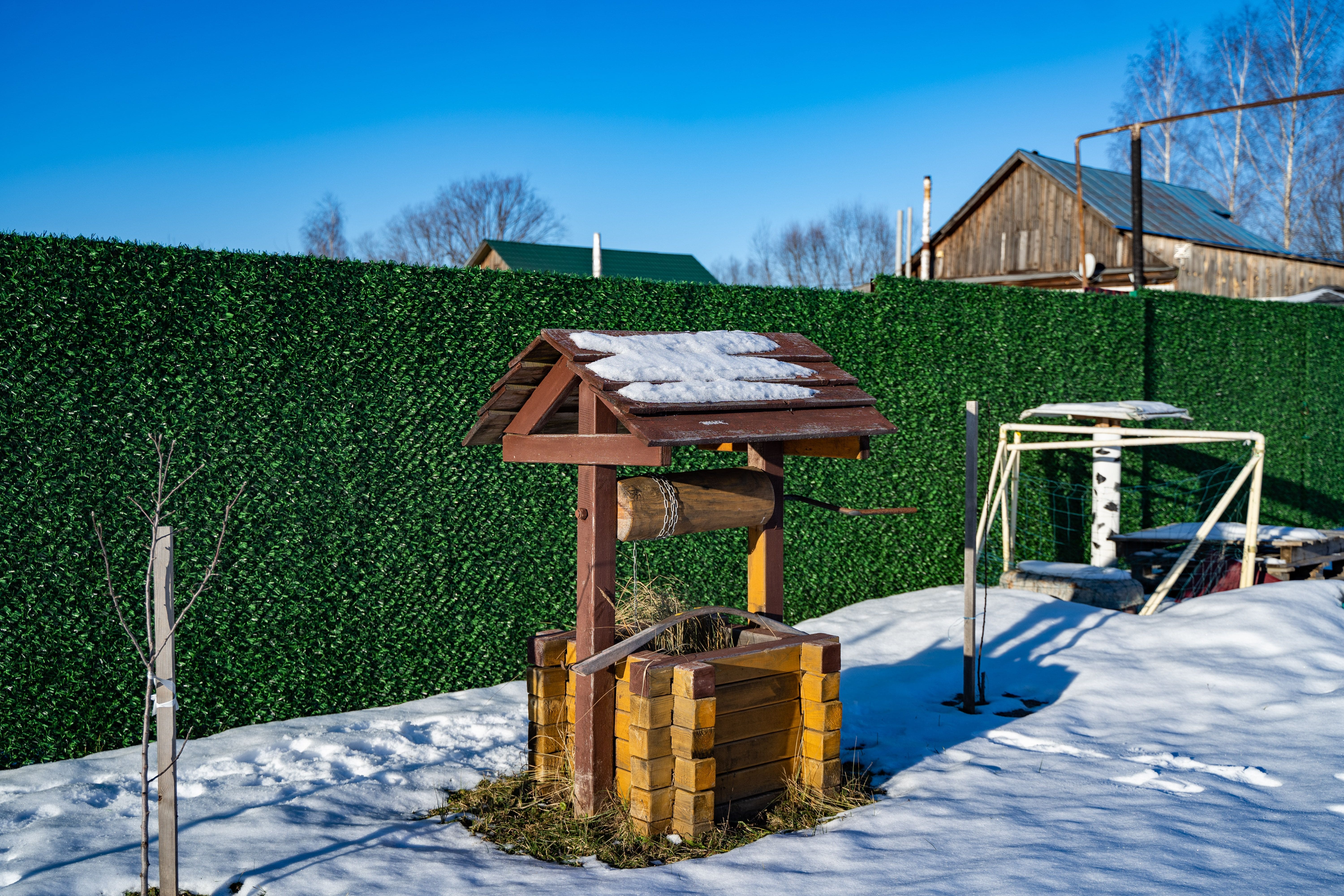 Вечнозеленый забор Grass Fence рулон 2м фото 7 в Туркестане