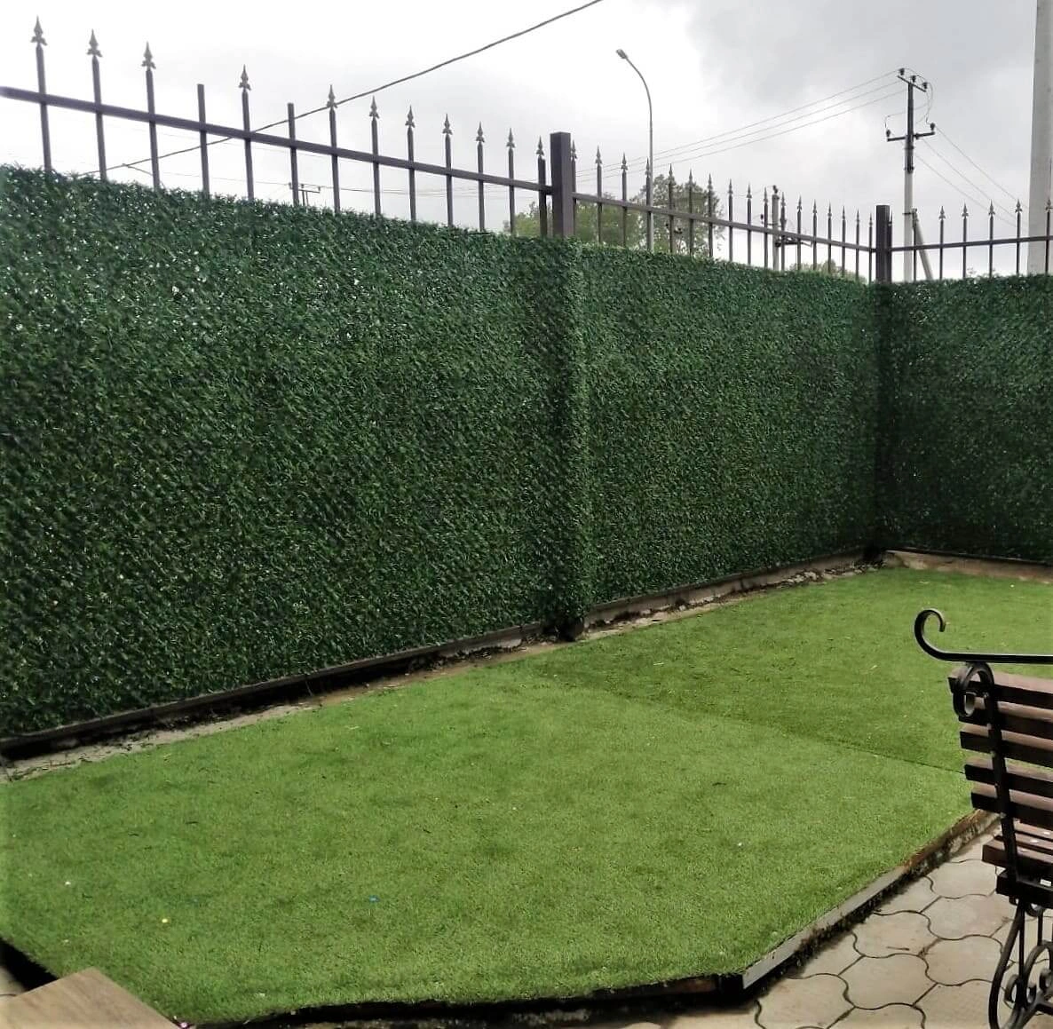 Вечнозеленый забор Grass Fence 33м фото 4 в Туркестане