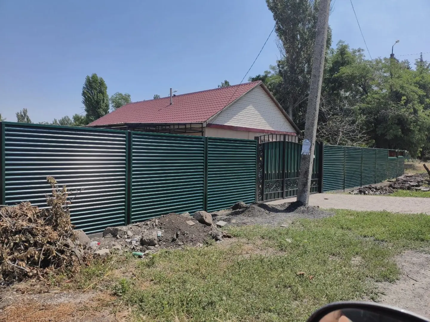Забор-жалюзи из ламелей ЭКО-Z 24м RAL6005 Зеленый Мох фото 3 в Туркестане