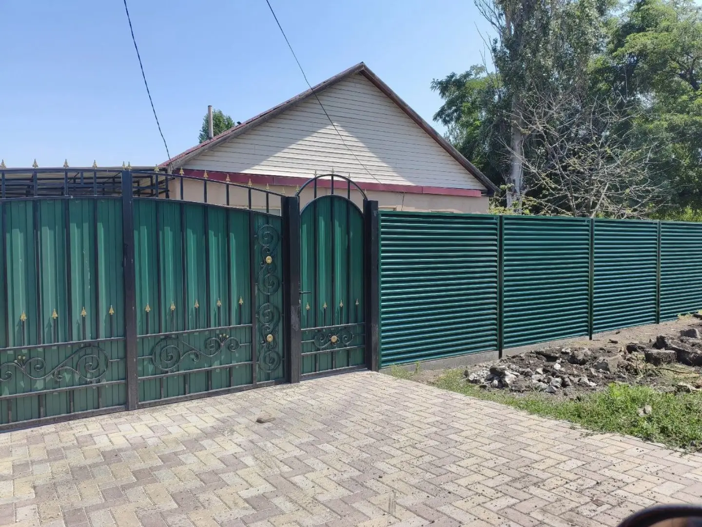 Забор-жалюзи из ламелей ЭКО-Z 24м RAL6005 Зеленый Мох в Туркестане